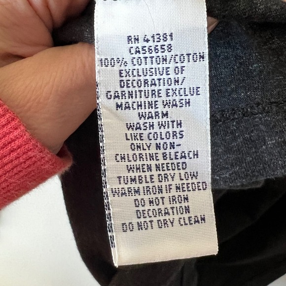 Polo Ralph Lauren Men L Long Sleeve Crew Neck T Shirt Red Dark Gray Lot 2 Cotton - Picture 2 of 16